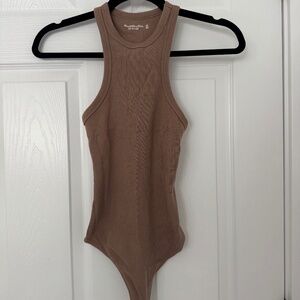 Abercrombie ribbed high neck bodysuit